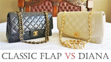 chanel vintage diana flap|Chanel single flap vs double.